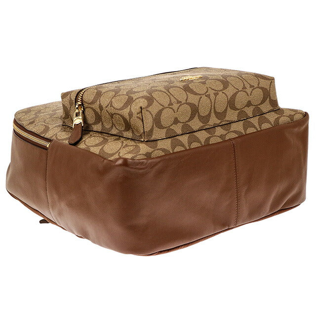 コーチ リュック メンズ レディース ブランド COACH シグネチャー 58314 IME74 1 ベージュ/ブラウン 58314-IME74-1