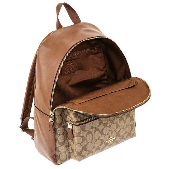 コーチ リュック メンズ レディース ブランド COACH シグネチャー 58314 IME74 1 ベージュ/ブラウン 58314-IME74-1