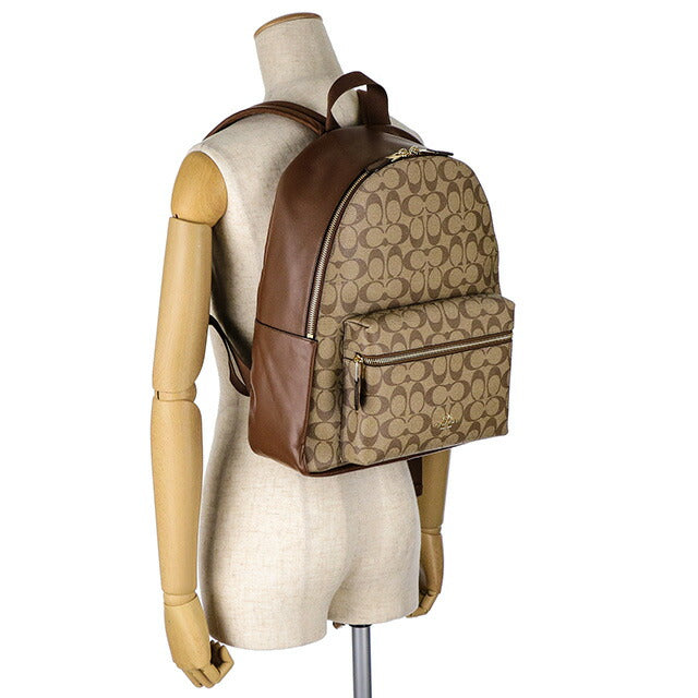 コーチ リュック メンズ レディース ブランド COACH シグネチャー 58314 IME74 1 ベージュ/ブラウン 58314-IME74-1