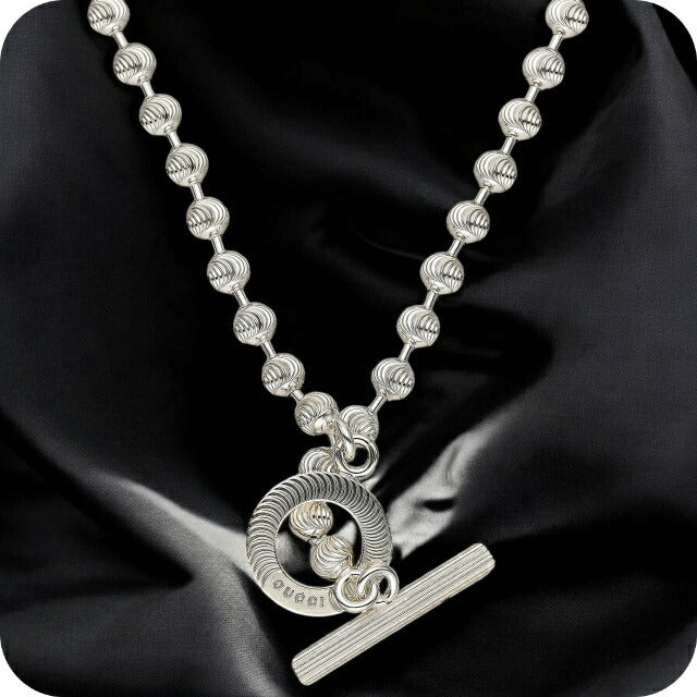 グッチ ネックレス レディース ブランド GUCCI 602736-J8400 シルバー 602736-J8400-8106-XL