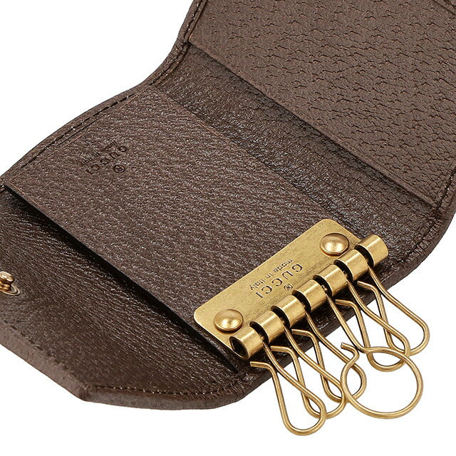 グッチ キーケース メンズ レディース ブランド GUCCI 603732-96IWT 8745 ブラウン 高級 おしゃれ プレゼント 実用的