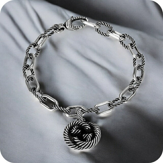 グッチ ブレスレット メンズ ブランド GUCCI 607158-J8400 シルバー 607158-J8400-0811-18