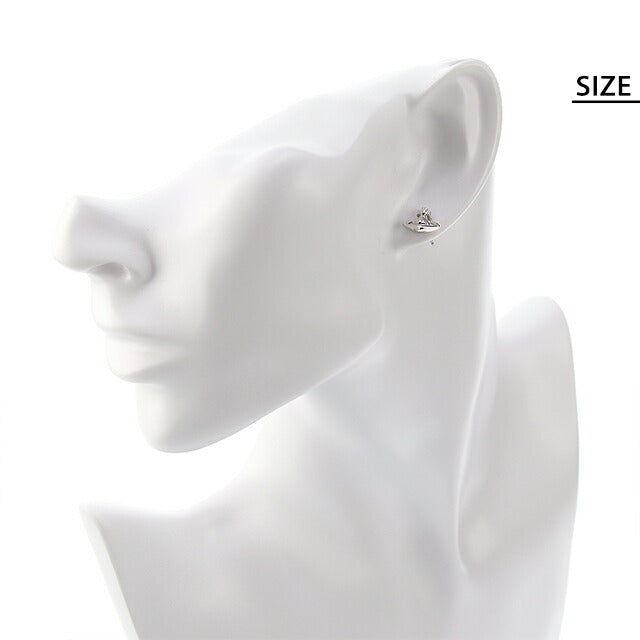 ヴィヴィアン ウエストウッド ピアス メンズ レディース ブランド ローレライ 真鍮 スタッド 片耳用 62010045-02P019 シルバー アクセ 62010045-02P019