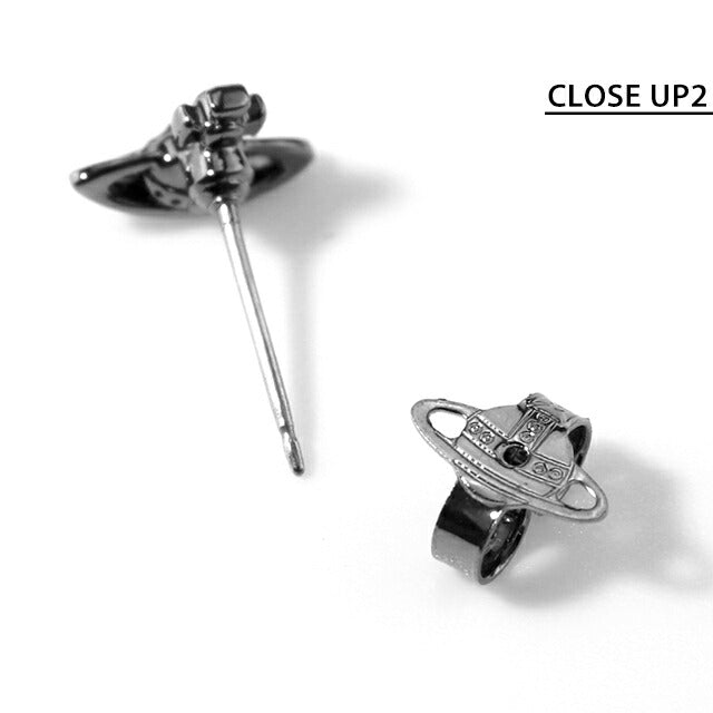 ヴィヴィアン ウエストウッド ピアス メンズ ブランド MAN LORELEI 真鍮 スタッド 片耳用 62010045-S001 ガンメタル アクセサリー ビビアン 62010045-S001