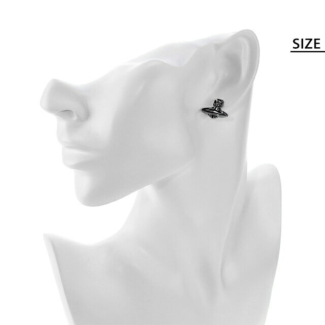 ヴィヴィアン ピアス メンズ レディース ブランド スタッド 片耳用 62010082-S109 ブラック アクセサリー ビビアン 62010082-S109
