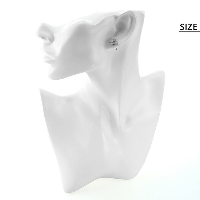 ヴィヴィアン ウエストウッド ピアス メンズ レディース ブランド NANO SOLITAIRE 真鍮 スタッド 片耳用 62010086-02P116 シルバー アクセサリー ビビアン 62010086-02P116