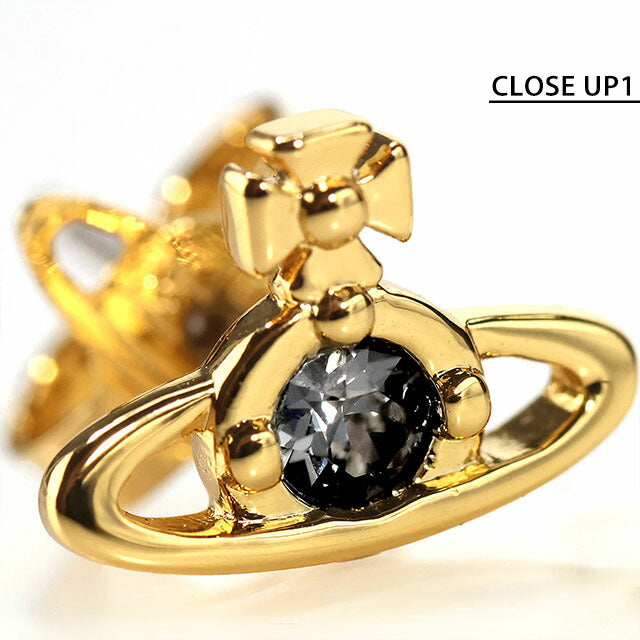 ヴィヴィアン ウエストウッド ピアス メンズ レディース ブランド Vivienne Westwood ナノソリティア スタッド 片耳用 62010086-02R848 62010086-02R848