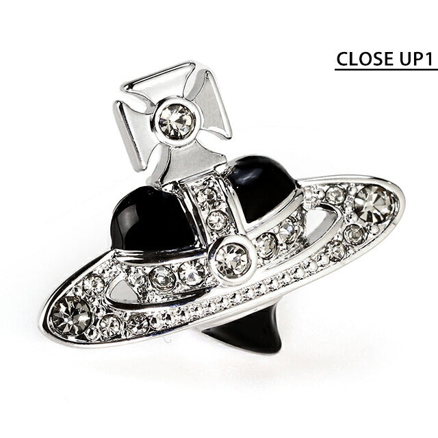 ヴィヴィアン ピアス メンズ レディース ブランド ディアマンテハート スタッド 片耳用 6201033R-02P381 アクセ ビビアン 6201033R-02P381