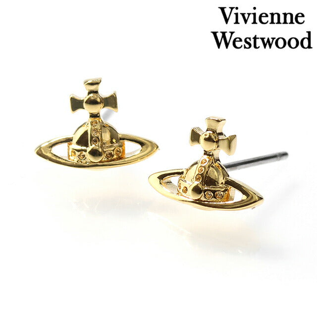 Vivienne Westwood女性品牌Vivienne Westwood Lorelei徽标螺柱均均耳朵62010359-02R001附件62010359-02R001