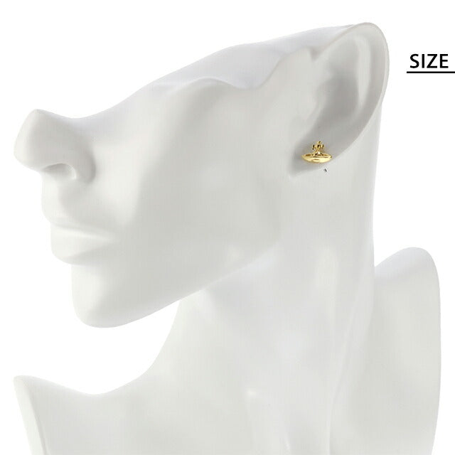 Vivienne Westwood女性品牌Vivienne Westwood Lorelei徽标螺柱均均耳朵62010359-02R001附件62010359-02R001