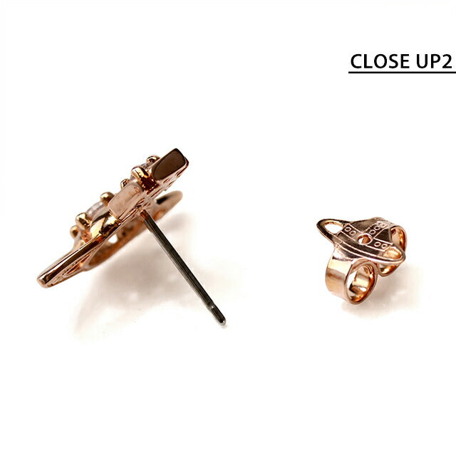 ヴィヴィアン ウエストウッド ピアス レディース ブランド Vivienne Westwood LEE ORB スタッド 両耳用 6201037C 02G103 ピンクゴールド 6201037C-02G103