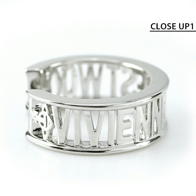 ヴィヴィアン ウエストウッド ピアス メンズ レディース ブランド MAN WESTMINSTER 真鍮 フープ 片耳用 62030052-02P019 シルバー アクセサリー ビビアン 62030052-02P019
