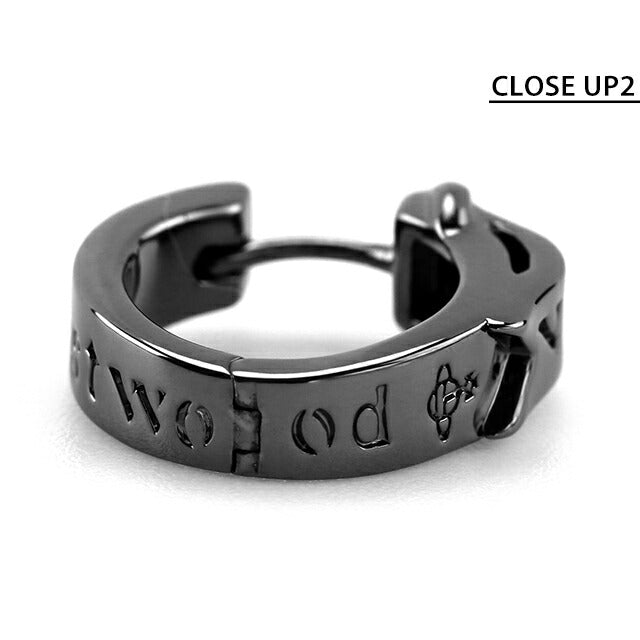 ヴィヴィアン ウエストウッド ピアス メンズ レディース ブランド ボビー 真鍮 フープ 片耳用 62030053-S001 ガンメタル アクセ 62030053-S001