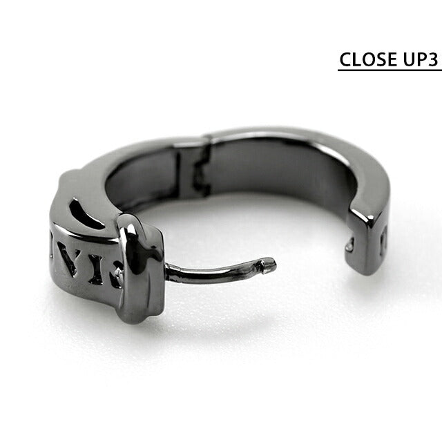 ヴィヴィアン ウエストウッド ピアス メンズ レディース ブランド ボビー 真鍮 フープ 片耳用 62030053-S001 ガンメタル アクセ 62030053-S001