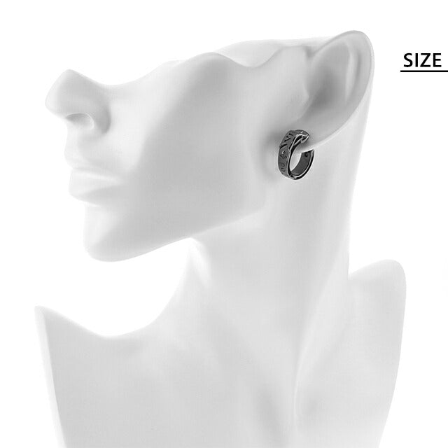 ヴィヴィアン ウエストウッド ピアス メンズ レディース ブランド ボビー 真鍮 フープ 片耳用 62030053-S001 ガンメタル アクセ 62030053-S001