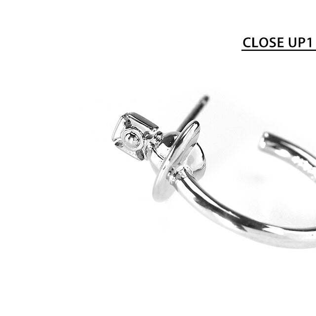 ヴィヴィアン ピアス メンズ レディース ブランド ヴェラ スタッド 片耳用 6203008D-02P019 シルバー アクセ ビビアン 6203008D-02P019