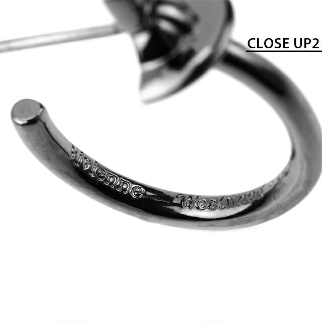 ヴィヴィアン ウエストウッド ピアス メンズ レディース ブランド Vivienne Westwood ヴェラ スタッド 片耳用 6203008D-02S001 ガンメタル 6203008D-02S001
