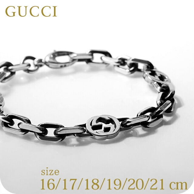 Gucci bracelet GUCCI interlocking G sterling silver men&