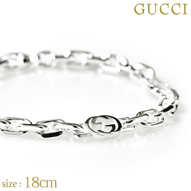 グッチ ブレスレット GUCCI インターロッキングG sterling