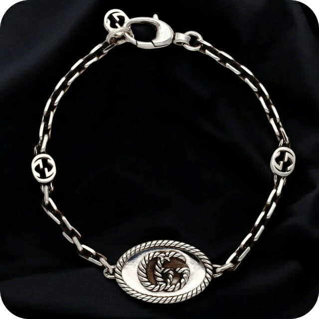 グッチ ブレスレット メンズ ブランド GUCCI 627749-J8400 シルバー 627749-J8400-0701-19