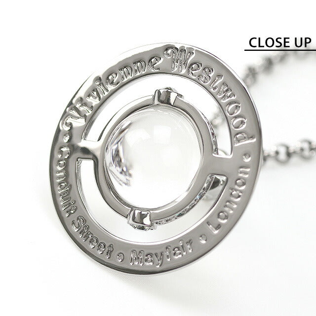 ヴィヴィアン ネックレス Vivienne Westwood スモールオーブ ペンダント メンズ レディース 63020096-02P019 シルバー アクセサリー 63020096-02P019