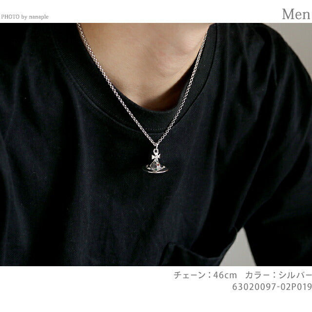 ヴィヴィアン ネックレス Vivienne Westwood タイニーオーブ ペンダント メンズ レディース 63020097-02P019 シルバー アクセサリー 63020097-02P019