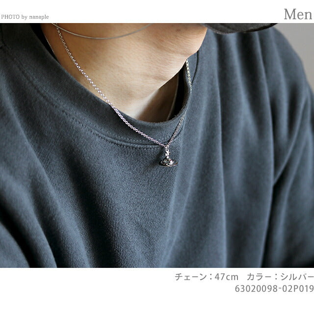 ヴィヴィアン ネックレス Vivienne Westwood プチオーブ ペンダント メンズ レディース 63020098-G002 ピンクゴールド アクセサリー 記念品 プレゼント ギフト 63020098-G002