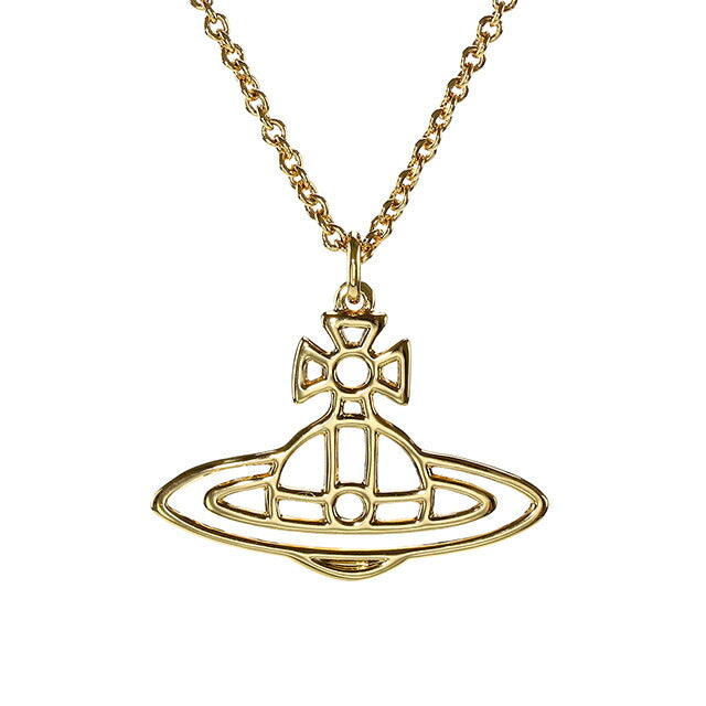 ヴィヴィアン ネックレス レディース ブランド THIN LINES FLAT ORB 63020260-R001 ゴールド アクセサリー ビビアン 63020260-R001