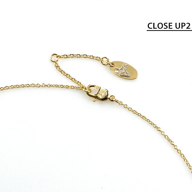 ヴィヴィアン ネックレス レディース ブランド THIN LINES FLAT ORB 63020260-R001 ゴールド アクセサリー ビビアン 63020260-R001