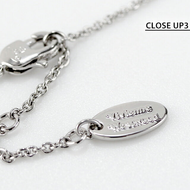 ヴィヴィアン ウエストウッド ネックレス レディース ブランド 真鍮 63020260-W003 シルバー アクセサリー ビビアン 63020260-W003