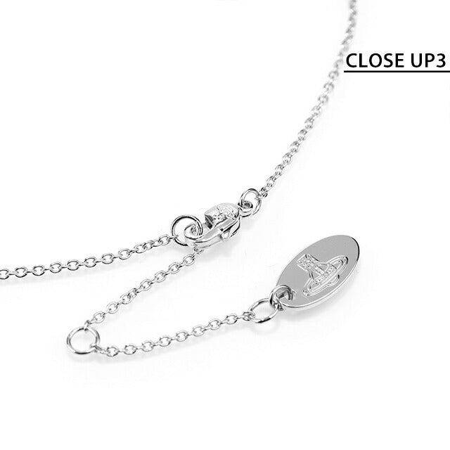 ヴィヴィアン ウエストウッド ネックレス レディース ブランド ロンドン オーブ 真鍮 63020278-02P102 シルバー×クリア アクセサリー ビビアン 63020278-02P102