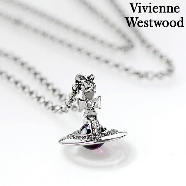 ヴィヴィアン ネックレス メンズ レディース Vivienne Westwood マン ニュース プティ オーブ ペンダント ロゴ 630203A1 02S286 ビビアン 630203A1-02S286