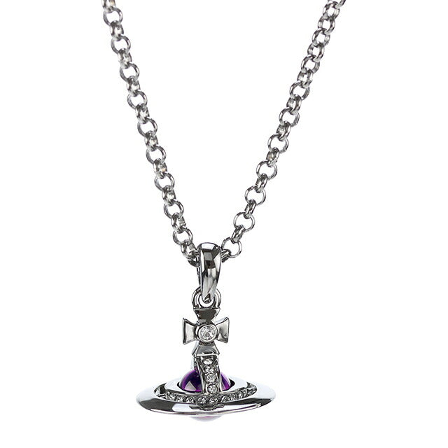 ヴィヴィアン ネックレス メンズ レディース Vivienne Westwood マン ニュース プティ オーブ ペンダント ロゴ 630203A1 02S286 ビビアン 630203A1-02S286