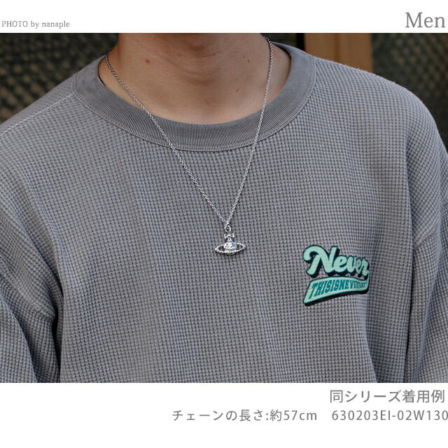 ヴィヴィアン ネックレス メンズ レディース ブランド メイフェアバスレリーフ 630203EI-02W130 ブラック アクセ ビビアン 630203EI-02W130
