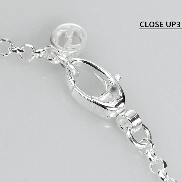 グッチ ブレスレット メンズ レディース ブランド ダブルG スターリングシルバー キー 鍵 632207 J8400 8106 シルバー アクセサリー 632207-J8400-8106-16