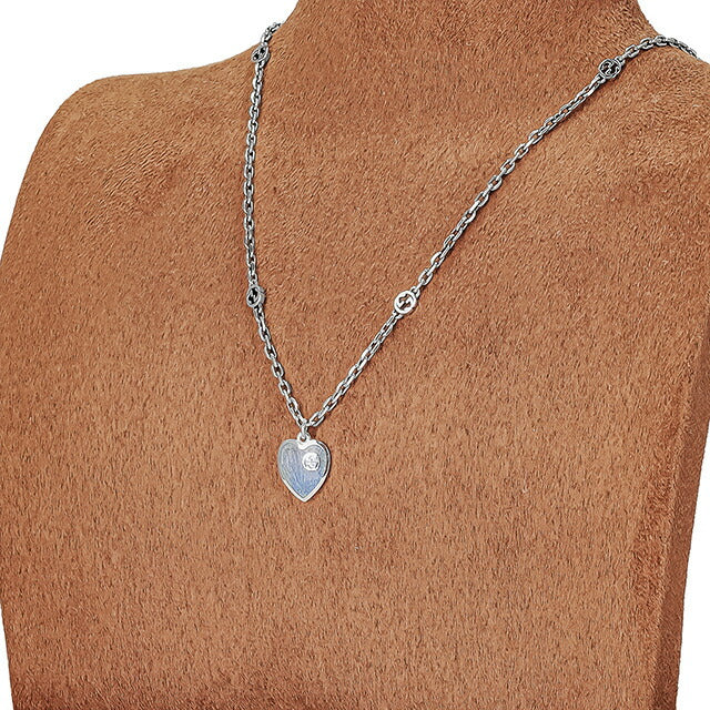 グッチ ネックレス レディース ブランド GUCCI 645545-J89B4 シルバー/ブルー 645545-J89B4-8490