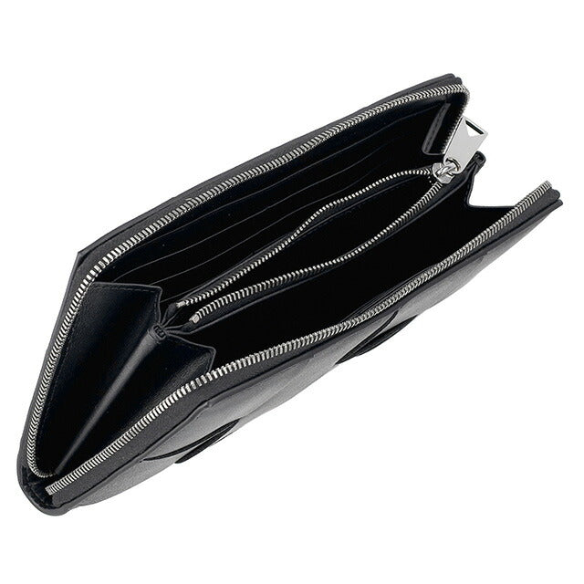 ボッテガ・ヴェネタ 長財布 メンズ レディース ブランド BOTTEGA VENETA レザー 649607-V47V1 ブラック 649607-V47V1-8803