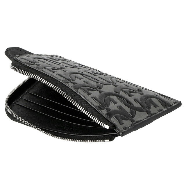 フェラガモ カードケース メンズ ブランド Ferragamo 661081CALF EM NE 753 689 グレー/ブラック 661081CALF-EM-NE-753-689
