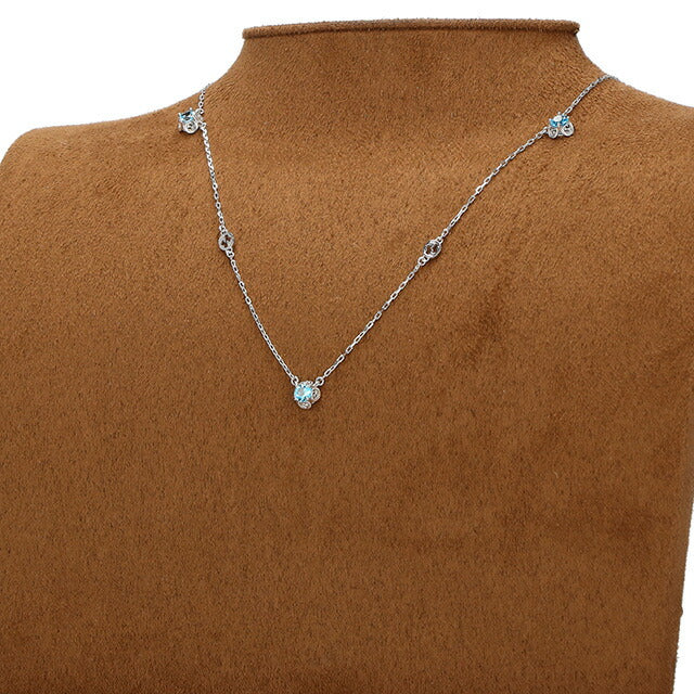 グッチ ネックレス レディース ブランド GUCCI 18金 662429-J8550 シルバー 662429-J8550-4200