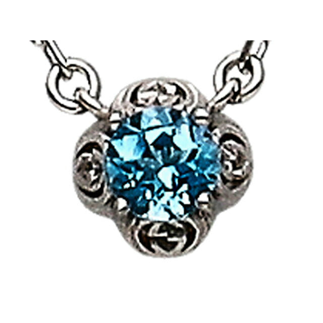 グッチ ネックレス レディース ブランド GUCCI 18金 662429-J8550 シルバー 662429-J8550-4200