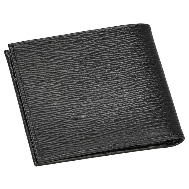 フェラガモ 二つ折り財布 メンズ ブランド Ferragamo 66A063CALF NERRT 685 950 ブラック 66A063CALF-NERRT-685-950
