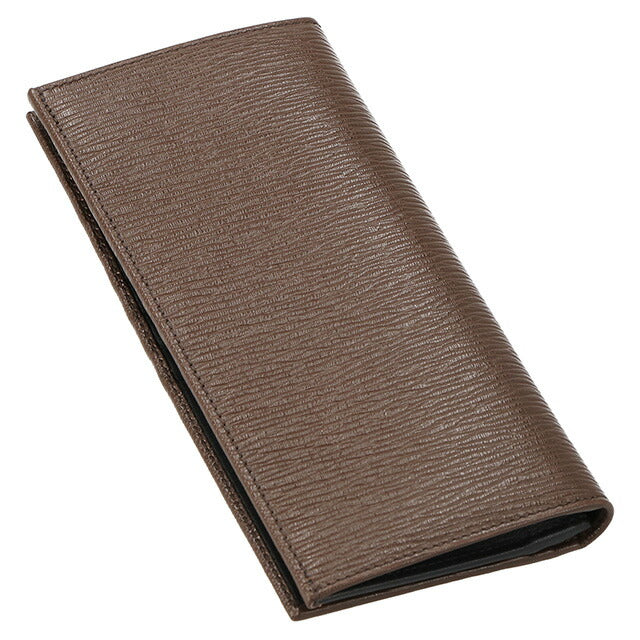 フェラガモ 長財布 メンズ ブランド Ferragamo 66A069CALF BRW 753 622 ブラウン 66A069CALF-BRW-753-622