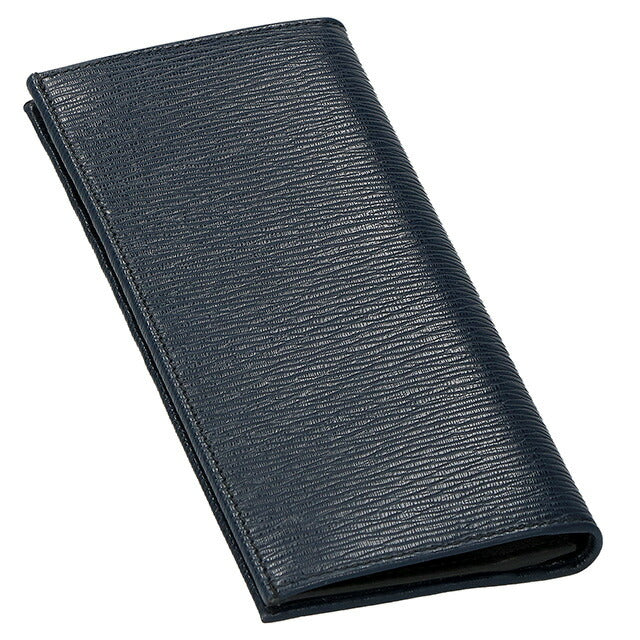 フェラガモ 長財布 メンズ ブランド Ferragamo 66A069CALF DO NE 744 862 ネイビー 66A069CALF-DO-NE-744-862