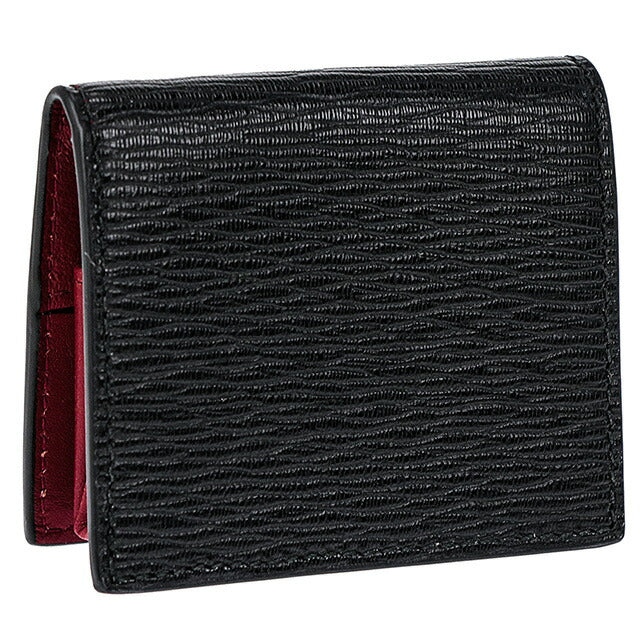 フェラガモ コインケース メンズ ブランド Ferragamo 66A137PEBBLE NE RD 688 857 ブラック/レッド 66A137PEBBLE-NE-RD-688-857
