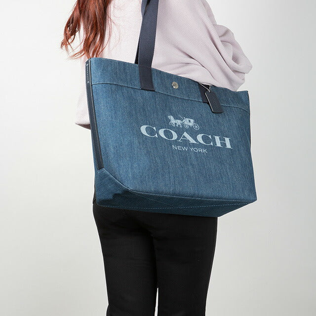 コーチ トートバッグ メンズ レディース ブランド COACH 67415 SV DE 1 ブルー系 67415-SV-DE-1