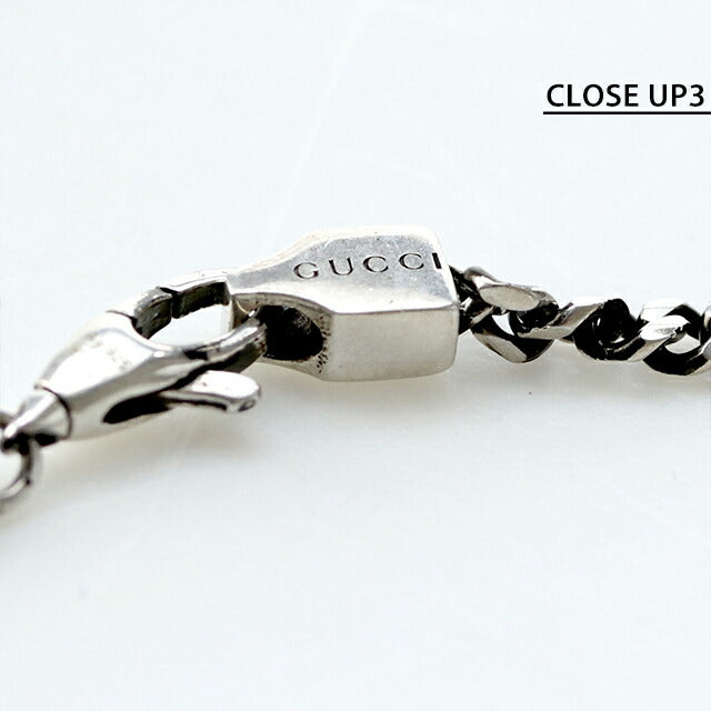 グッチ ブレスレット メンズ ブランド インターロッキングG チェーン シルバー925 678657 J8410 8191 シルバー アクセサリー 678657-J8410-8191-17