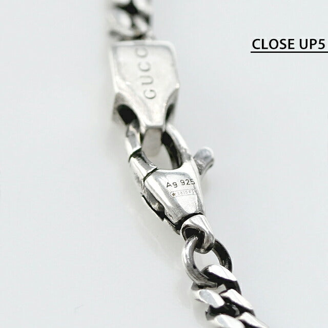 グッチ ブレスレット メンズ ブランド インターロッキングG チェーン シルバー925 678657 J8410 8191 シルバー アクセサリー 678657-J8410-8191-17