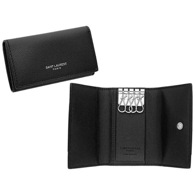 イヴ・サンローラン キーケース メンズ レディース ブランド Yves Saint Laurent レザー 685557-BTY0N ブラック 685557BTY0N-1000