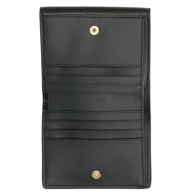 コーチ 二つ折り財布 レディース ブランド COACH シグネチャー 7250 IMAA8 1 ブラウン/ブラック 7250-IMAA8-1