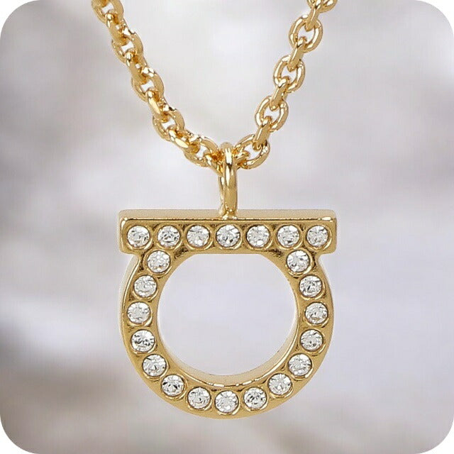 フェラガモ ネックレス レディース ブランド Ferragamo 760132 ゴールド 760132-CY-OR-696-656